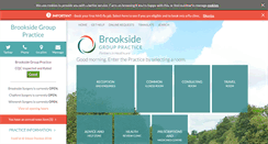 Desktop Screenshot of brooksidegrouppractice.co.uk