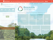 Tablet Screenshot of brooksidegrouppractice.co.uk
